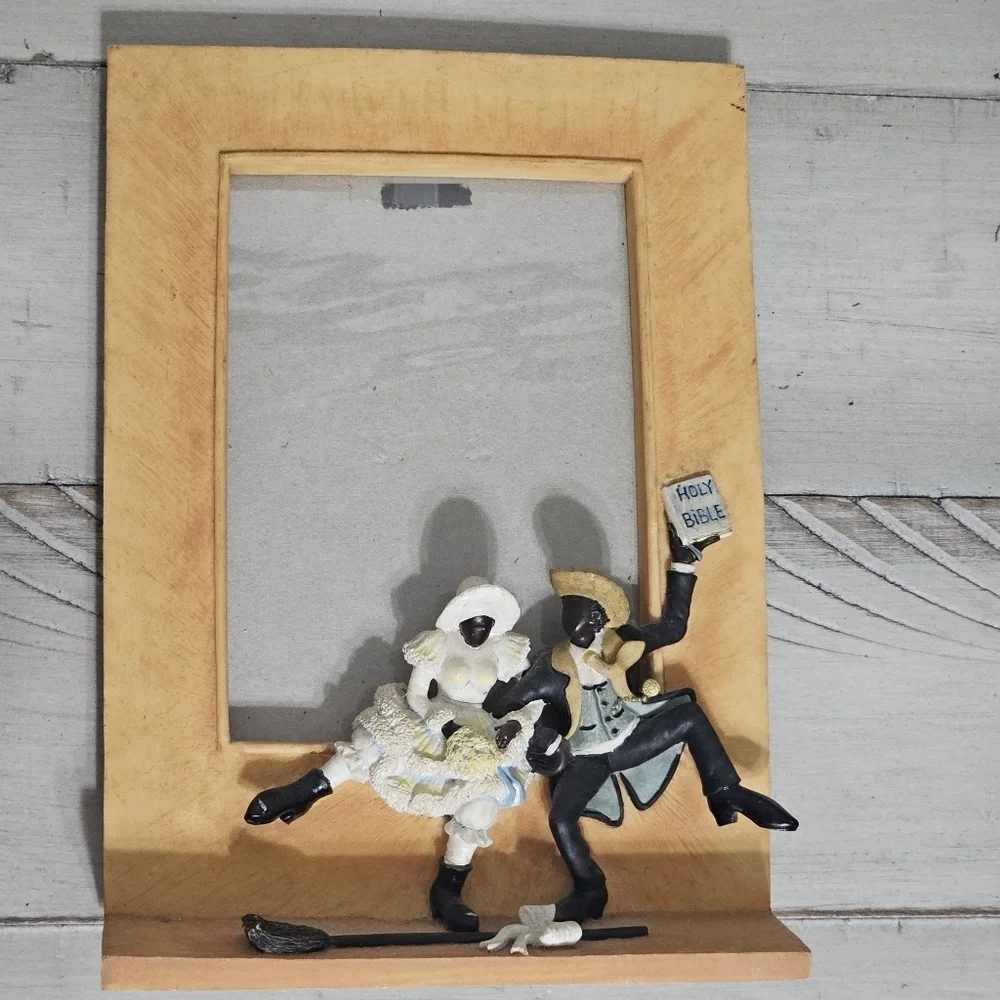 Charming Tan and Black Decorative Frame